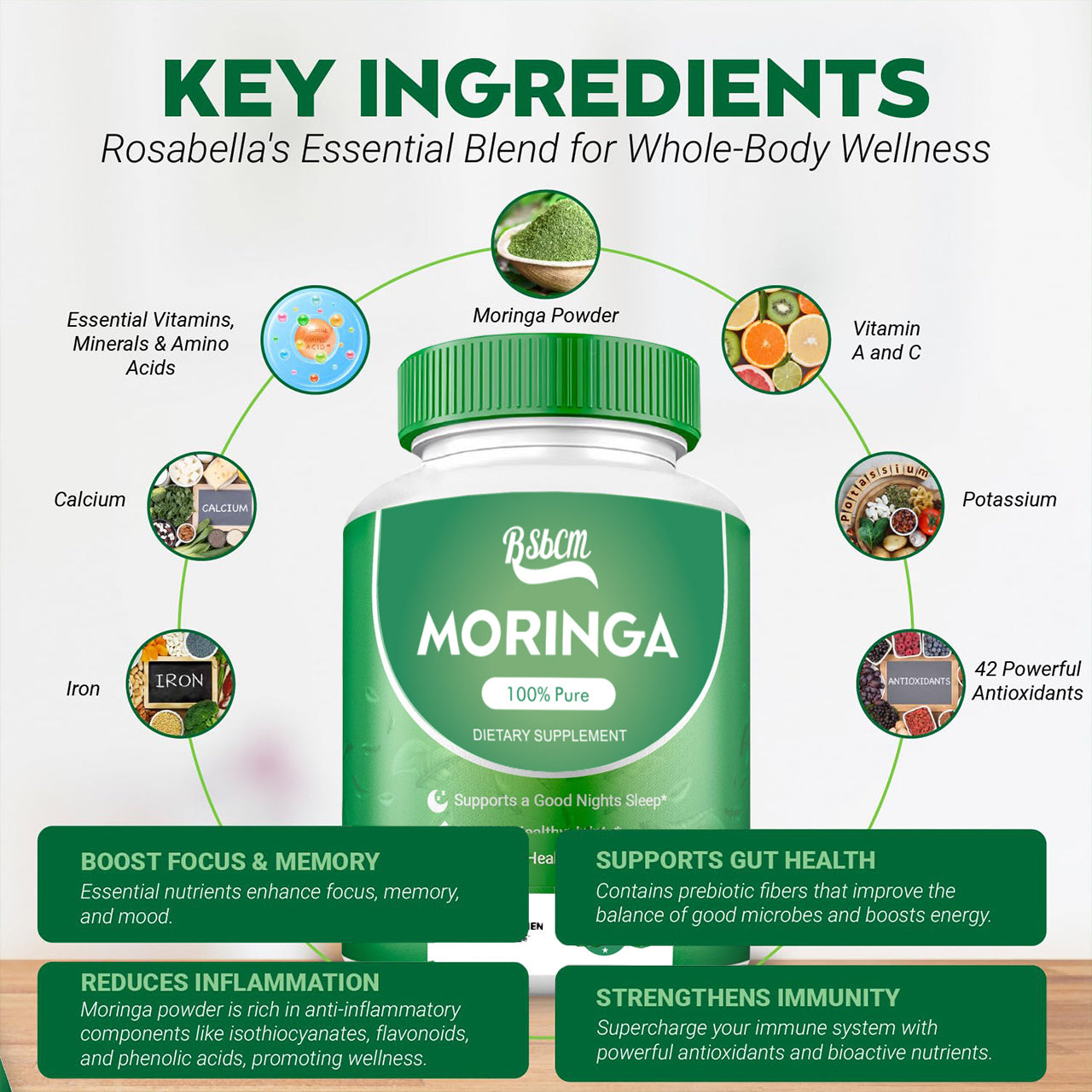 Natural Antioxidant MORINGA