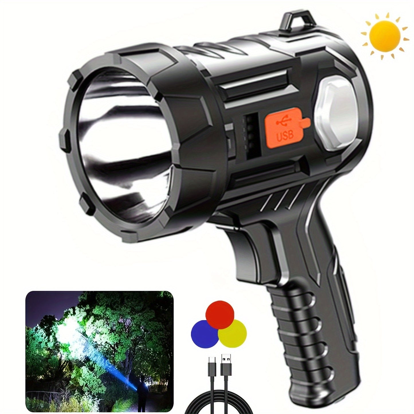 Outdoor Flashlight for outdoor Camping, Emergencies