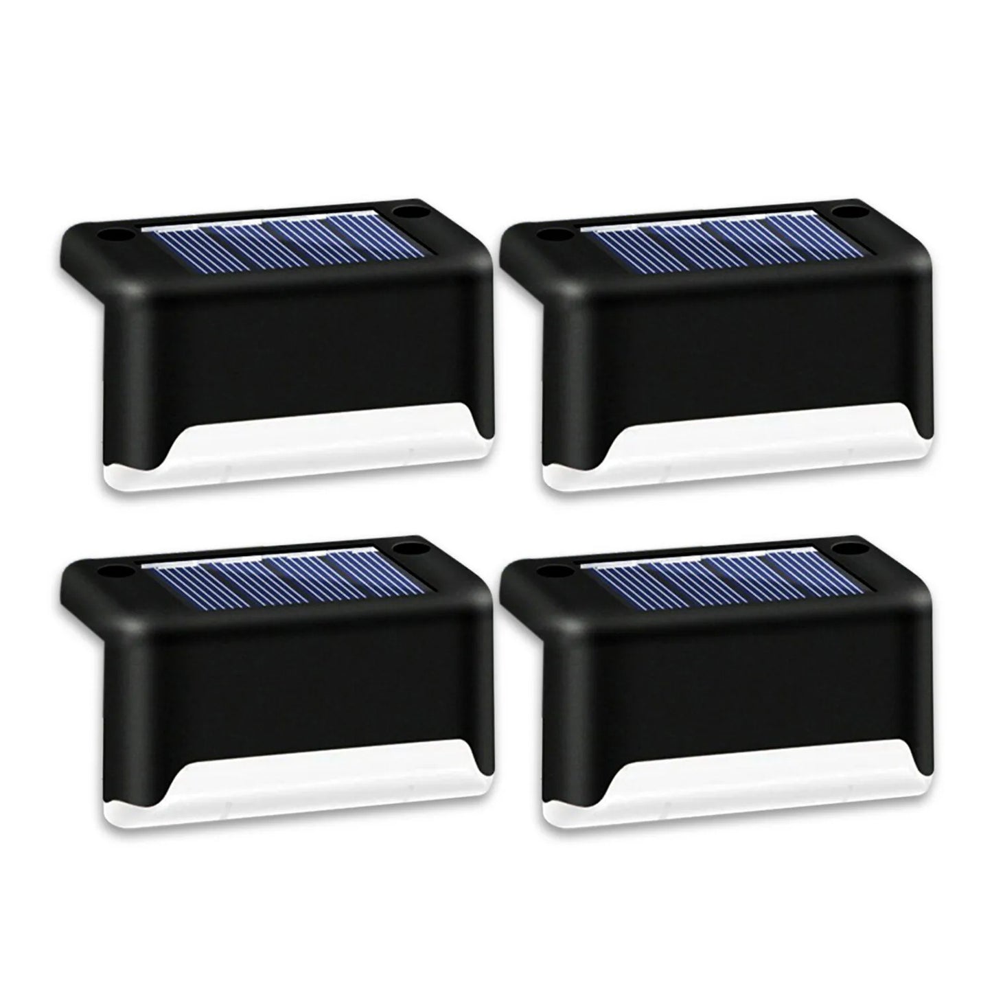 4 Solar LED Bright Deck Lights Outdoor Garden Patio Railing Decks